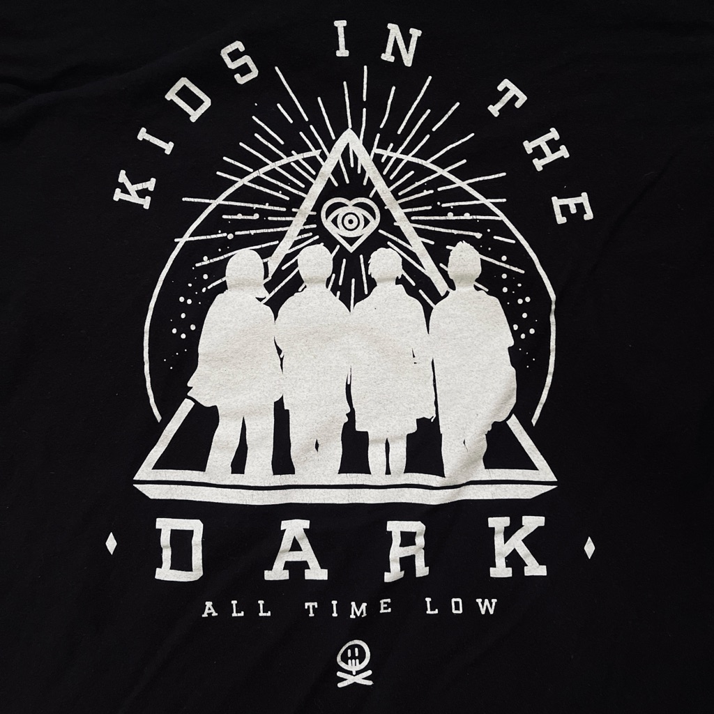 All Time Low Kids In The Dark Black Large Tulex TShirt